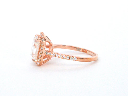 Entourage ring met emerald