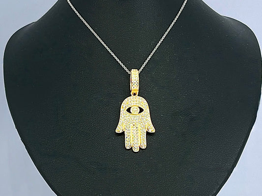 Geluks hanger van hoge kwaliteit geheel vol gezet met briljanten