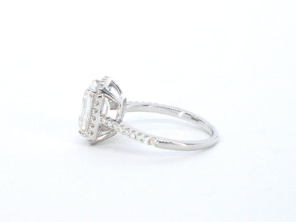 Entourage ring met emerald