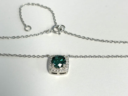 Ketting met een levende groene kleur
