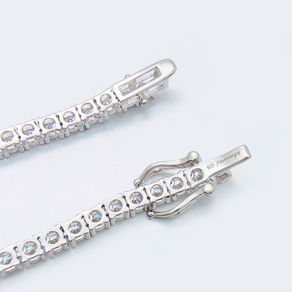 Witte tenniscollier met briljanten van 12.50 carat totaal